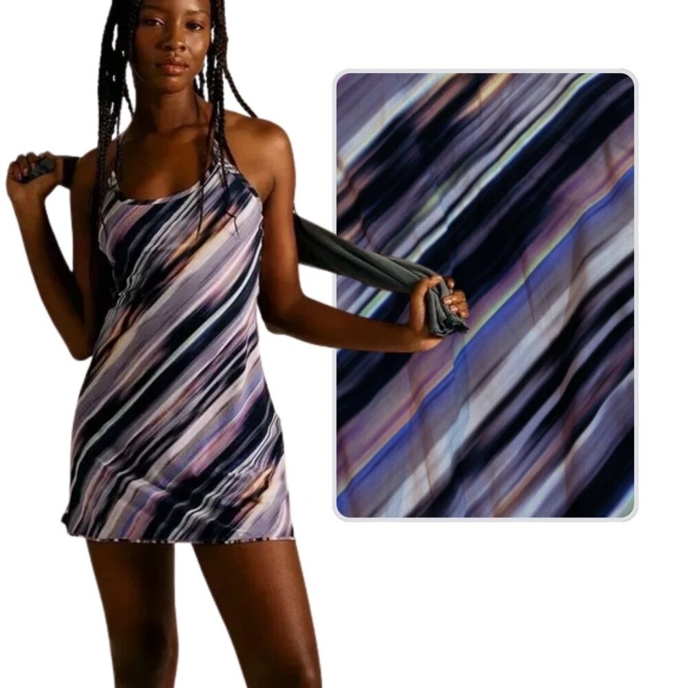 Gorgeous Outdoor Voices Exercise Dress in Rainstorm Blur, XS